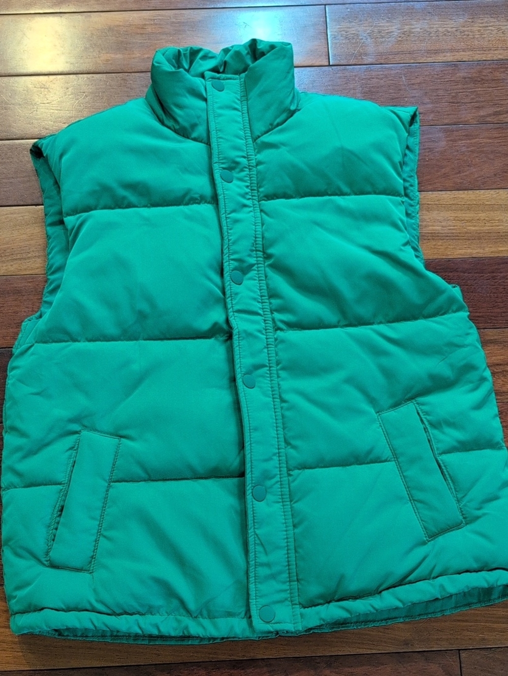 Wondershop Green Puffer Vest Size XS
